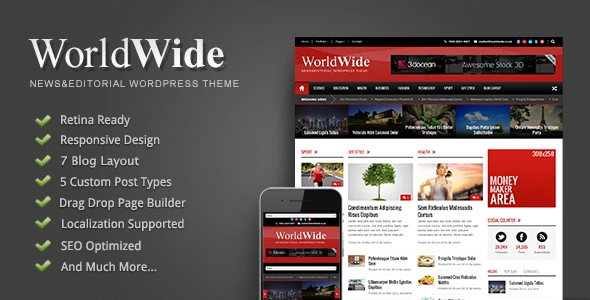 World Wide – Responsive Magazine WordPress