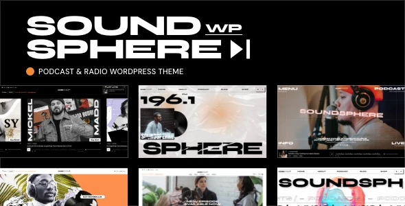 SoundSphere – Podcast & Radio WordPress Theme