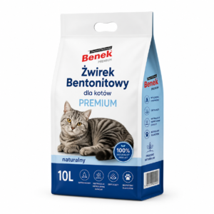 Żwirek bentonitowy Premium 10L - bukle.com.pl